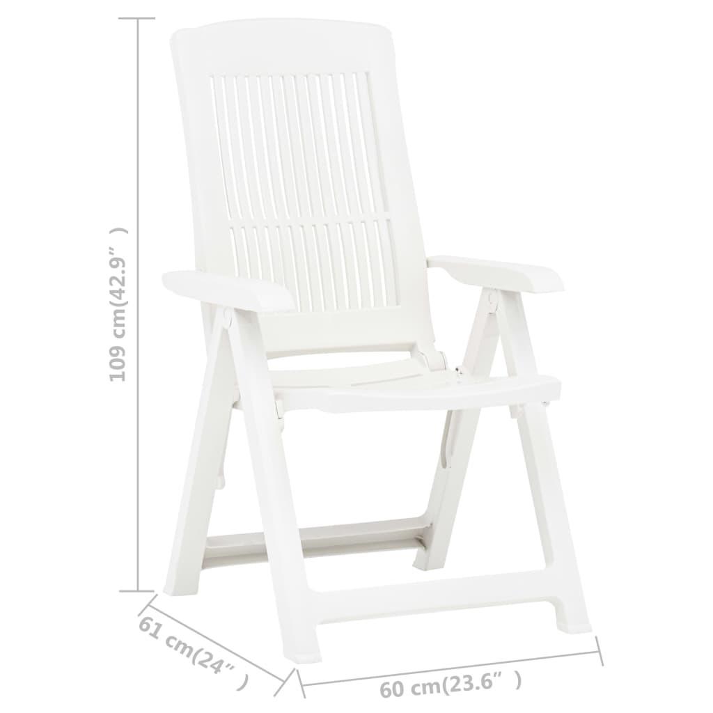 VidaXL Chaise de jardin plastique  