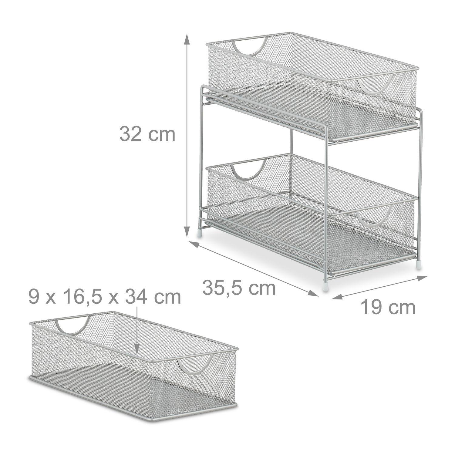 B2X Organisation de la cuisine avec 2 paniers coulissants  
