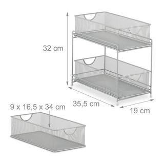 B2X Organisation de la cuisine avec 2 paniers coulissants  
