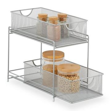 Organizzazione cucina con 2 cestelli estraibili