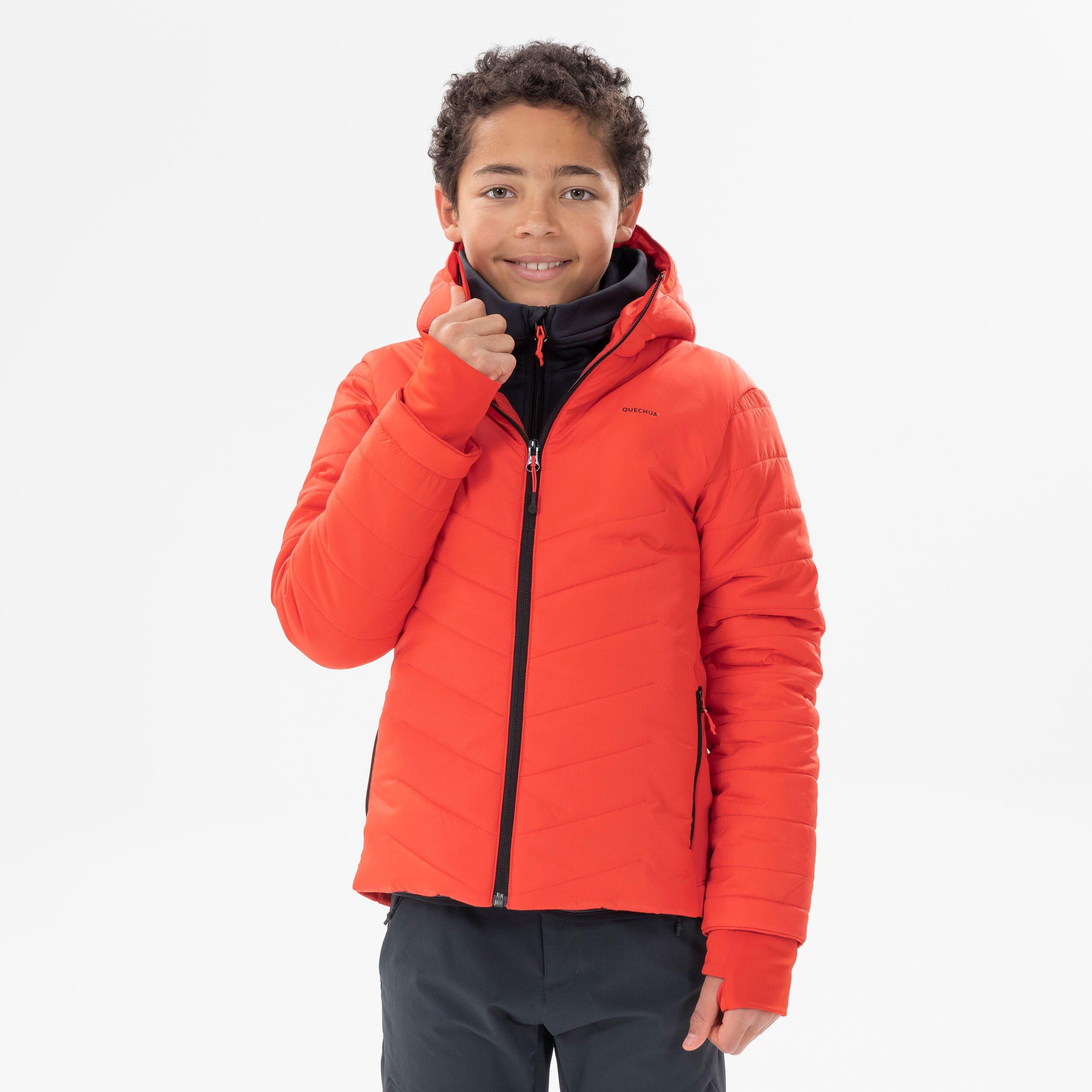 QUECHUA  Wattierte Wanderjacke Hybridjacke Kinder 