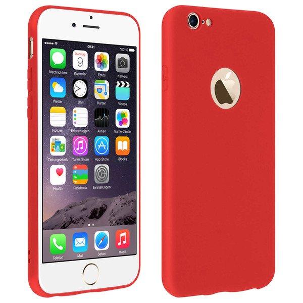 Avizar  Soft Touch Case Apple iPhone 6, 6S Rot 