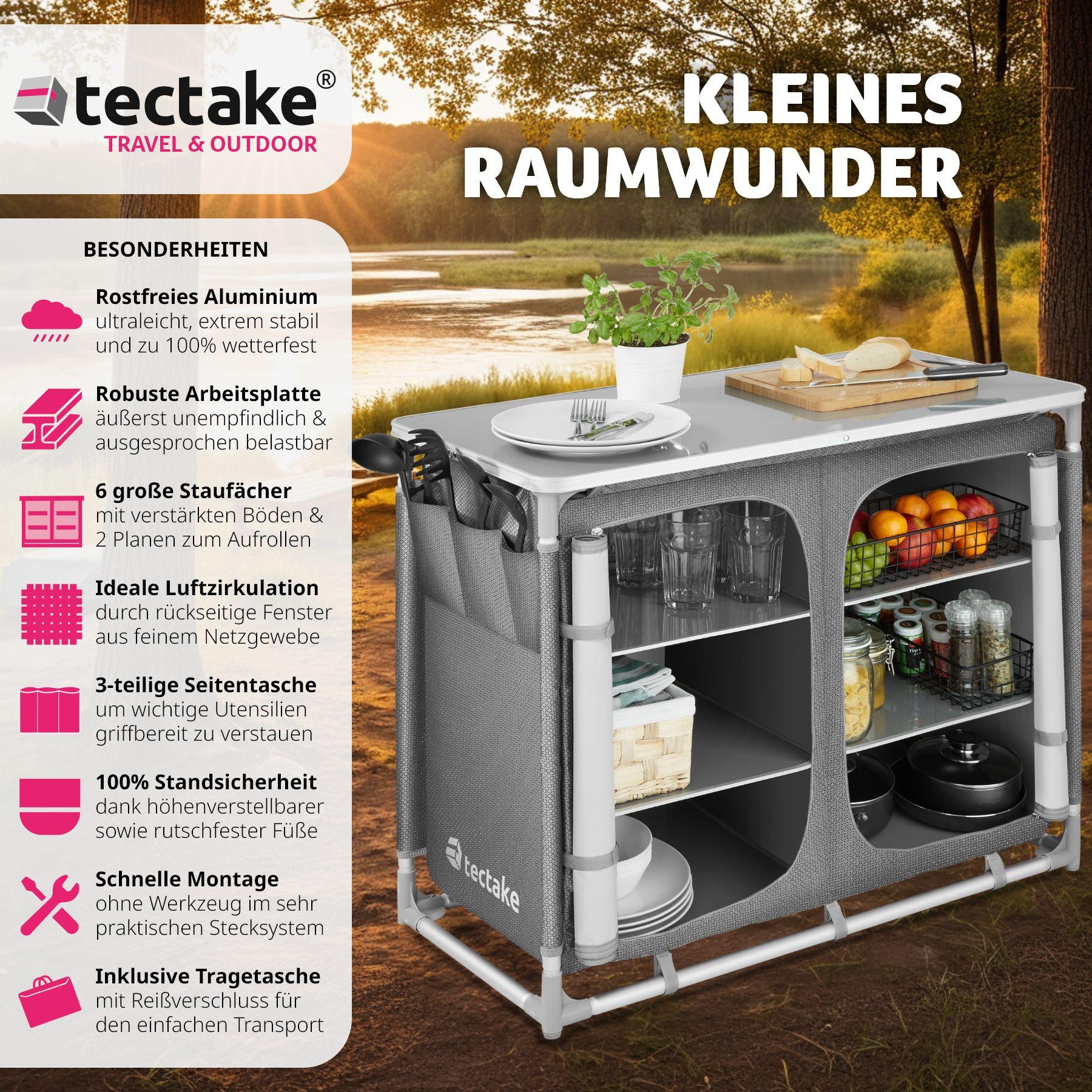 Tectake  Cuisine de camping 