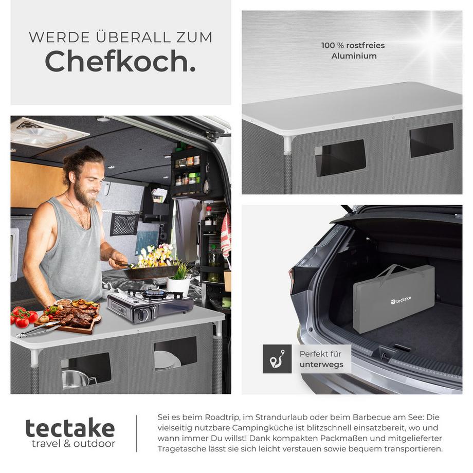 Tectake  Cucina da campeggio 