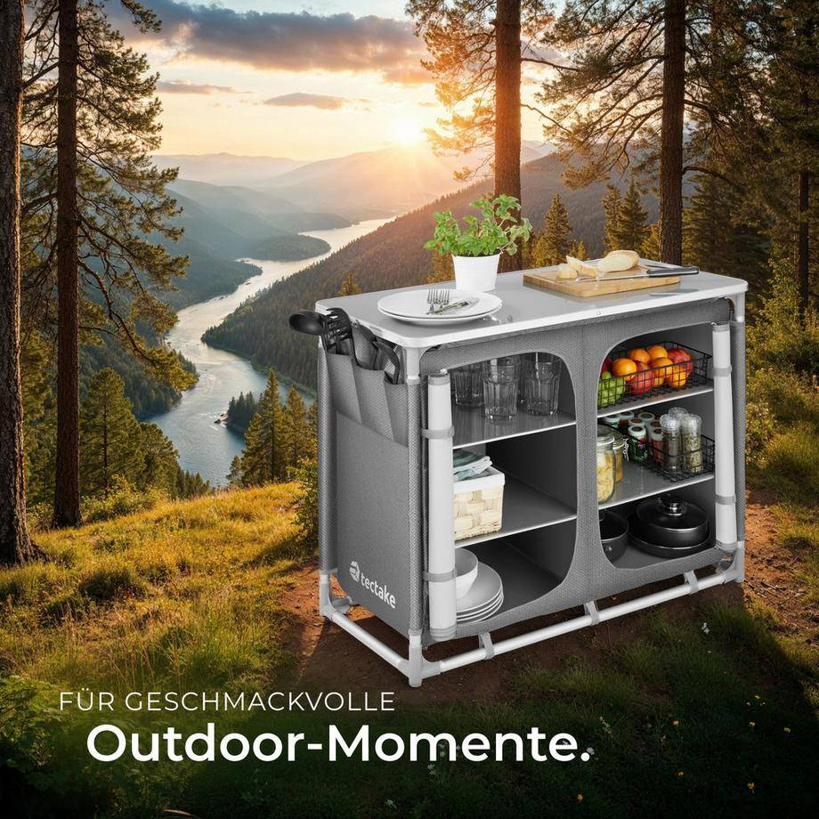 Tectake  Cucina da campeggio 