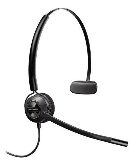 Poly  POLY EncorePro HW540 Casque Avec fil Crochets auriculaires, Arceau, Minerve Bureau/Centre d'appels Noir 