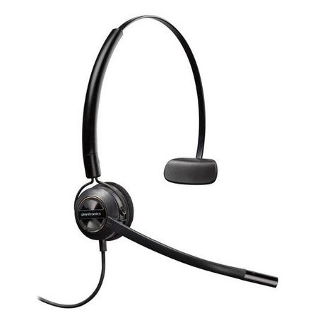 Poly  POLY EncorePro HW540 Casque Avec fil Crochets auriculaires, Arceau, Minerve Bureau/Centre d'appels Noir 