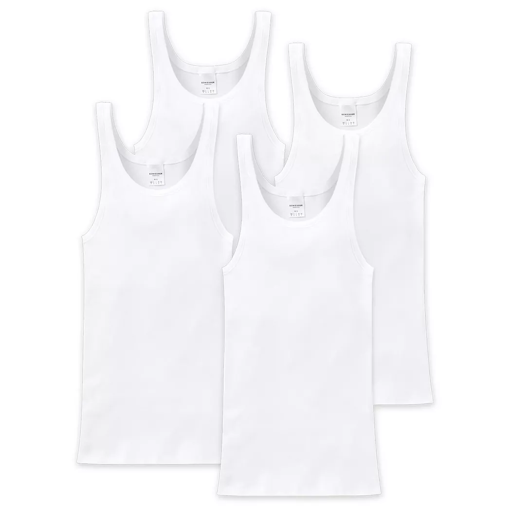 Schiesser Unterhemd "Unterhemd 4er Pack"