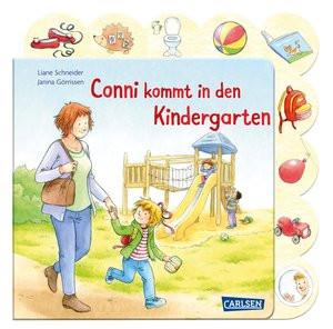 Conni-Pappbilderbuch: Conni kommt in den Kindergarten Schneider, Liane; Görrissen, Janina (Illustrationen) Gebundene Ausgabe 