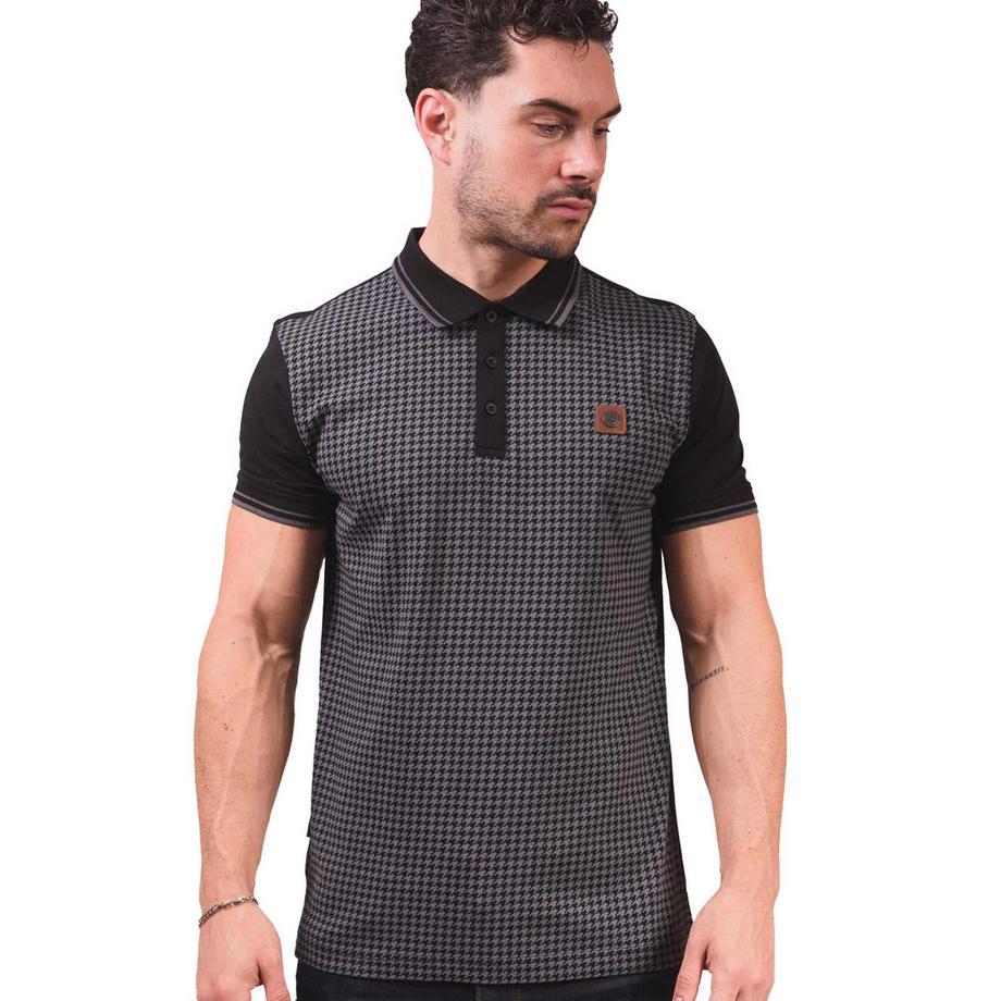 Lambretta Polo Ss24 à Motif Pied-de-Poule  