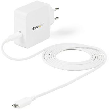 Chargeur Mural USB C - Chargeur USB C pour Ordinateur Portable 60W PD - Câble de 2m - Adaptateur Secteur Universel Compact Type C - Dell XPS/Lenovo X1 Carbon/HP EliteBook/MacBook - USB Certifié IF/CE