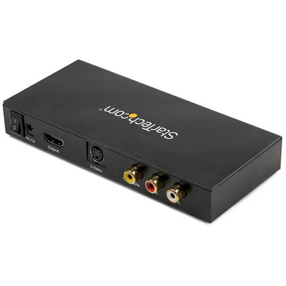STARTECH.COM  StarTech.com S-Video oder Composite auf HDMI Konverter mit Audio - 720p - NTSC und PAL 