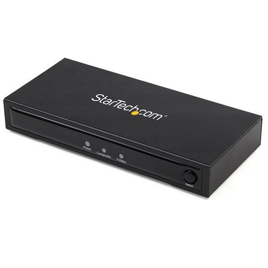 STARTECH.COM  StarTech.com S-Video oder Composite auf HDMI Konverter mit Audio - 720p - NTSC und PAL 