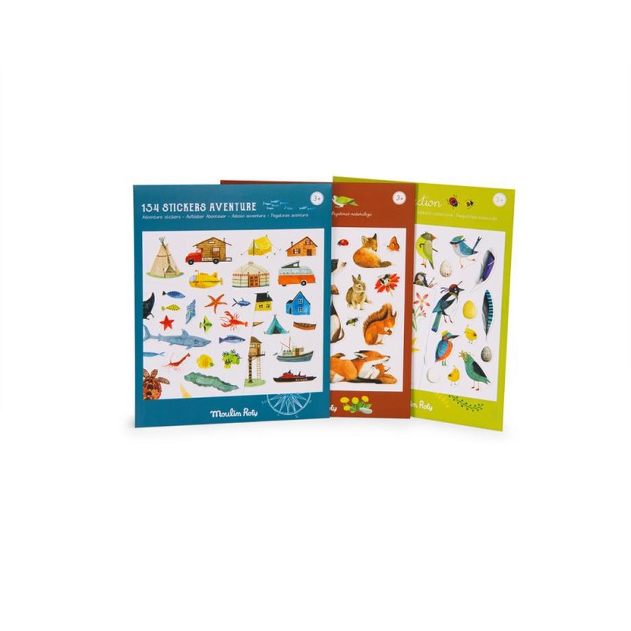 Moulin Roty  Stickerset Der Forscher, Les grands explorateurs 