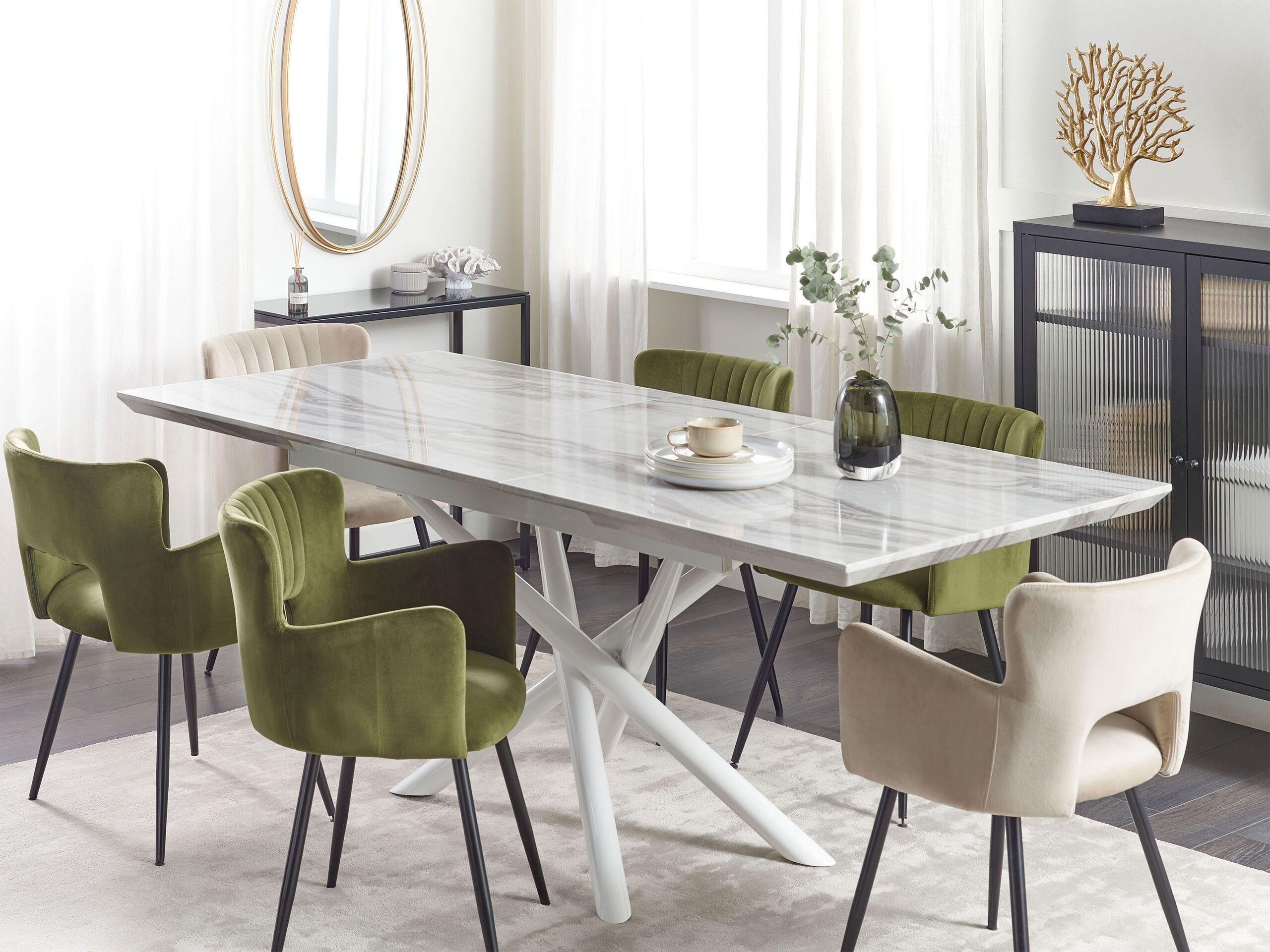 Beliani Table de repas en MDF Moderne MOIRA  