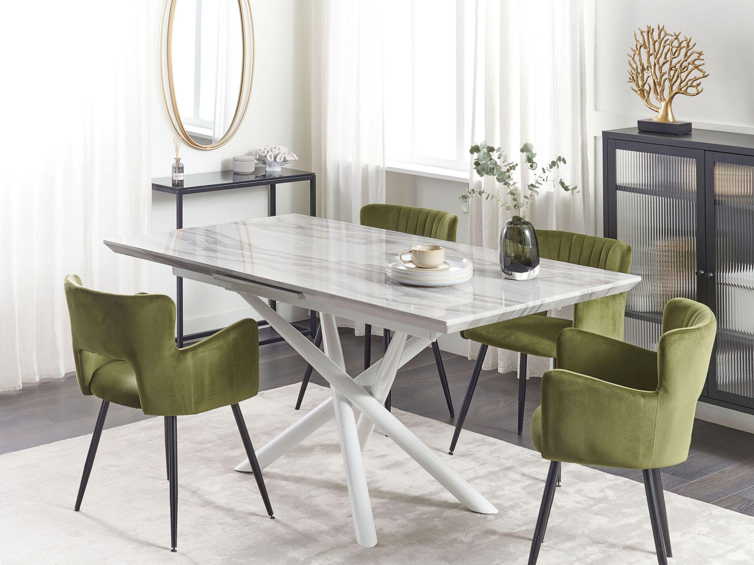 Beliani Table de repas en MDF Moderne MOIRA  