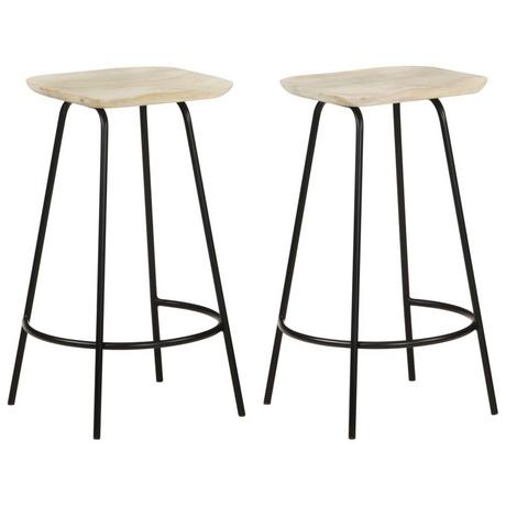 VidaXL Tabouret de bar bois  