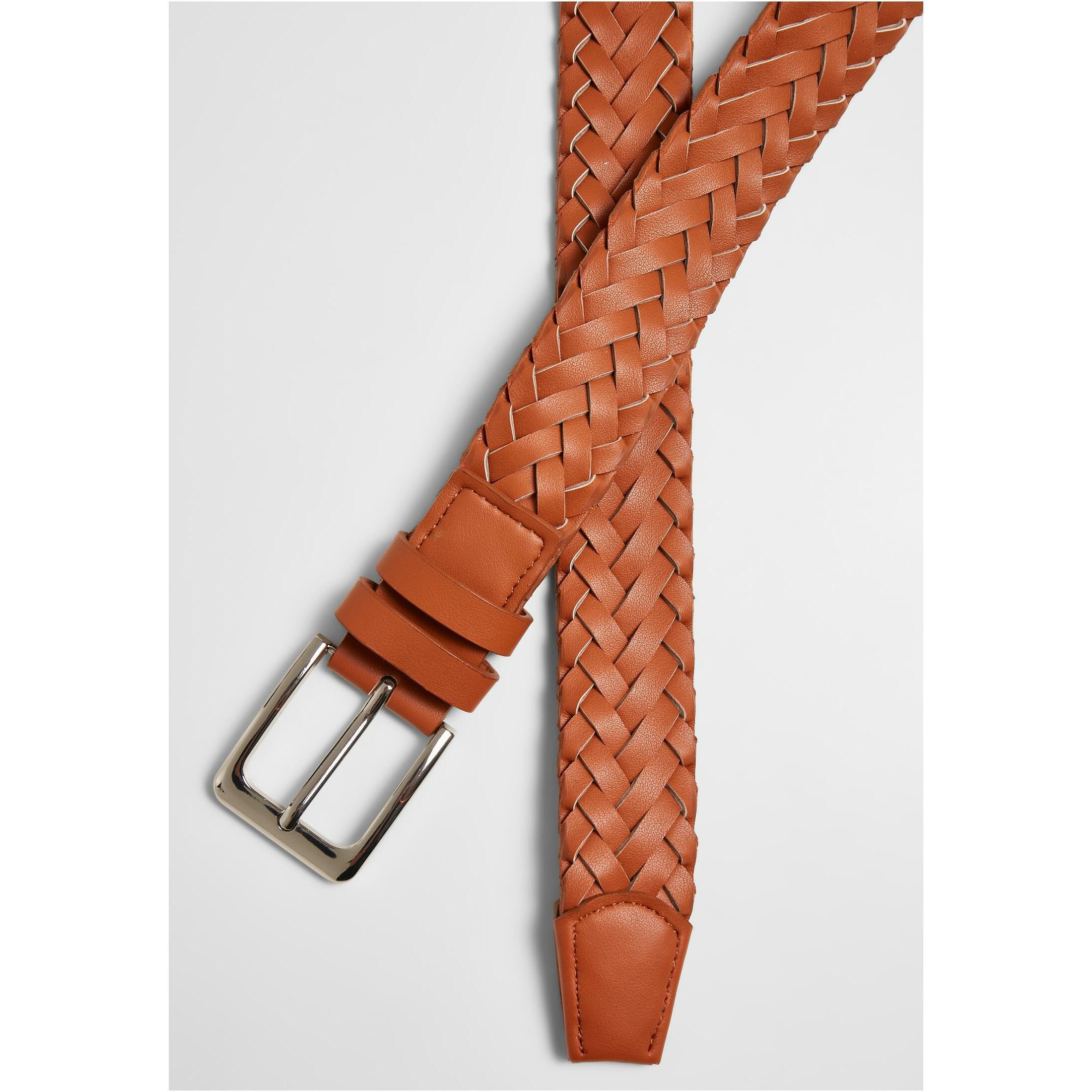 URBAN CLASSICS  ceinture tressé en cuir synthétique 