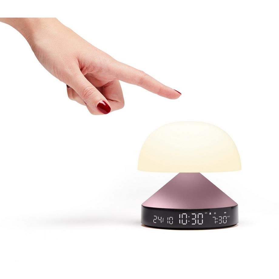 LEXON Lexon Mina Sunrise - Wecker mit Sonnenaufgangssimulation Rosa  