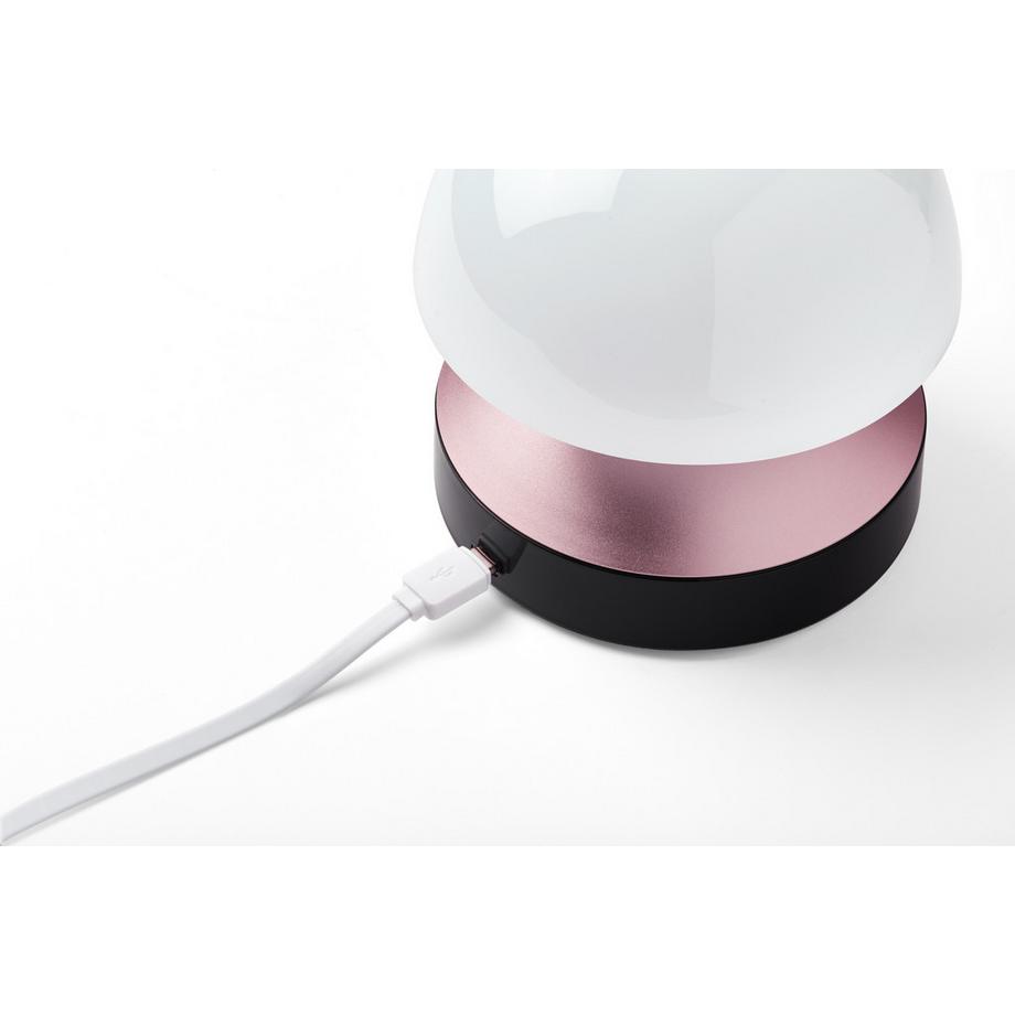 LEXON Lexon Mina Sunrise - Wecker mit Sonnenaufgangssimulation Rosa  