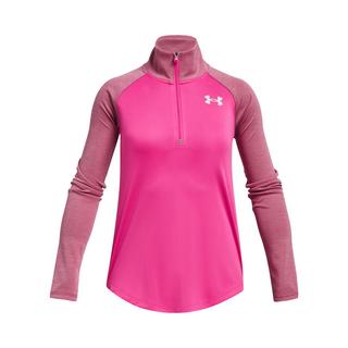 UNDER ARMOUR  t-shirt manches longues 1/2 zip fille  tech graphic 