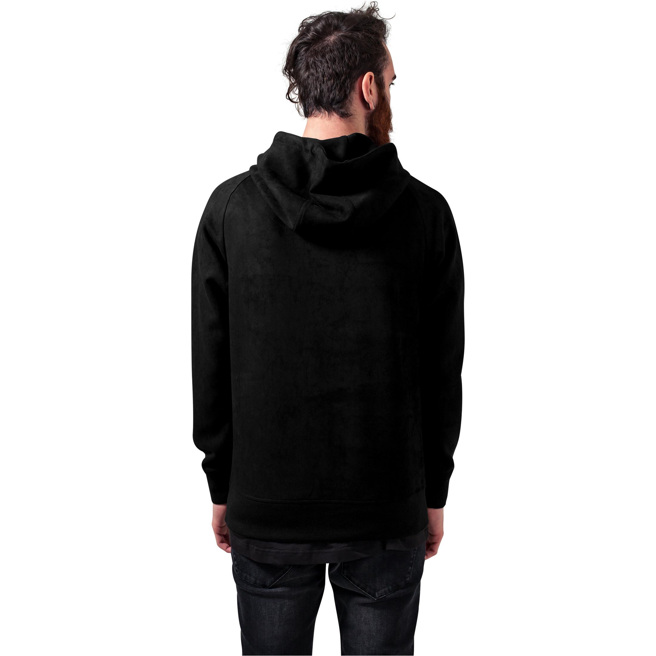 URBAN CLASSICS Imitation Suede Hoodie  
