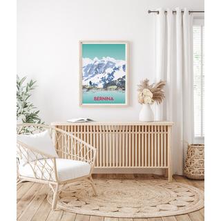 La-Jonx Bernina - Glacier Morteratsch - Poster  