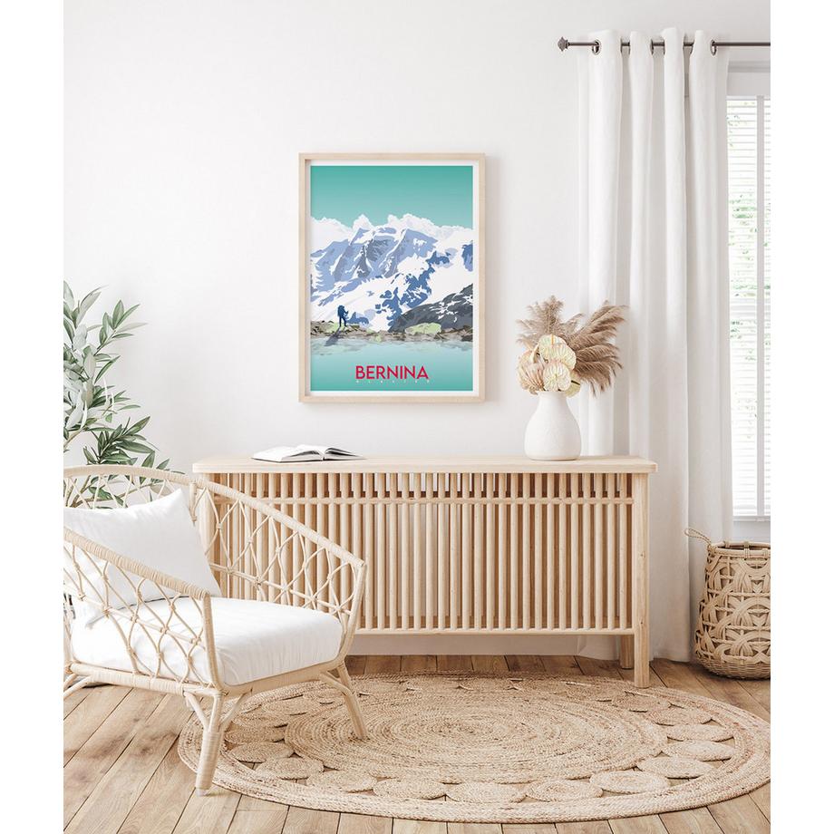 La-Jonx Bernina - Glacier Morteratsch - Poster  