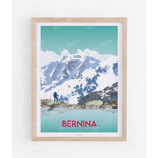 La-Jonx Bernina - Glacier Morteratsch - Poster  