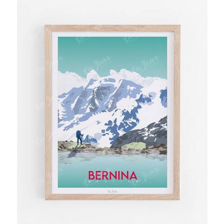 La-Jonx Bernina - Glacier Morteratsch - Poster  