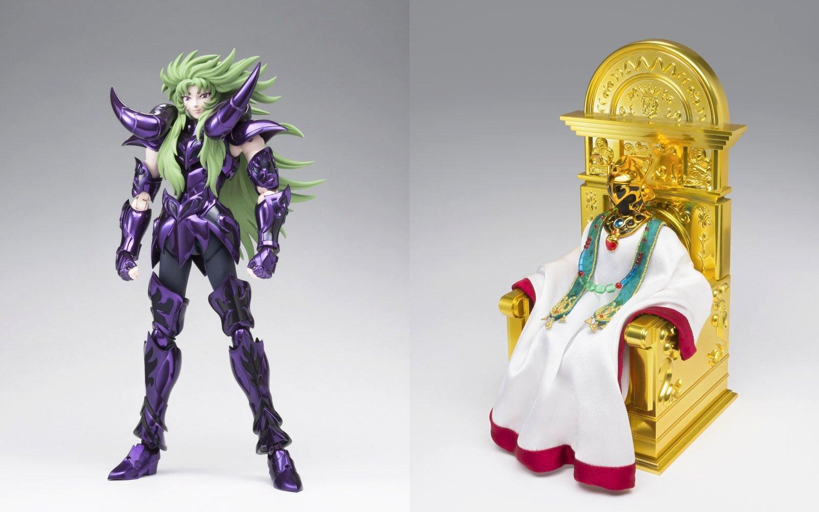 Bandai  Figurine articulée - Myth Cloth EX - Saint Seiya - Bélier Shion & Pope 