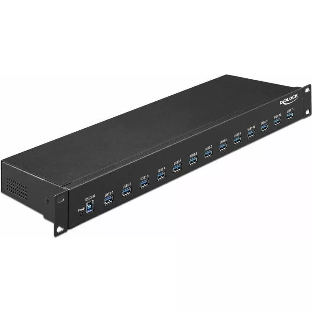 DeLOCK Industrie Hub USB 3.1 Gen 1 Typ-A 19 Zoll