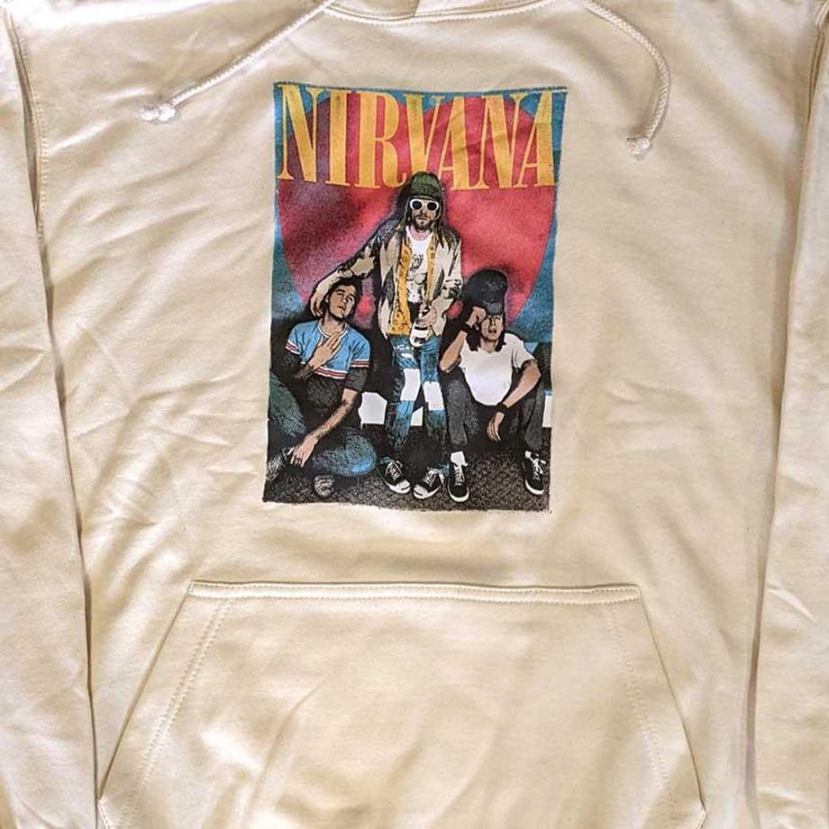 Nirvana Logo Felpa con Cappuccio  