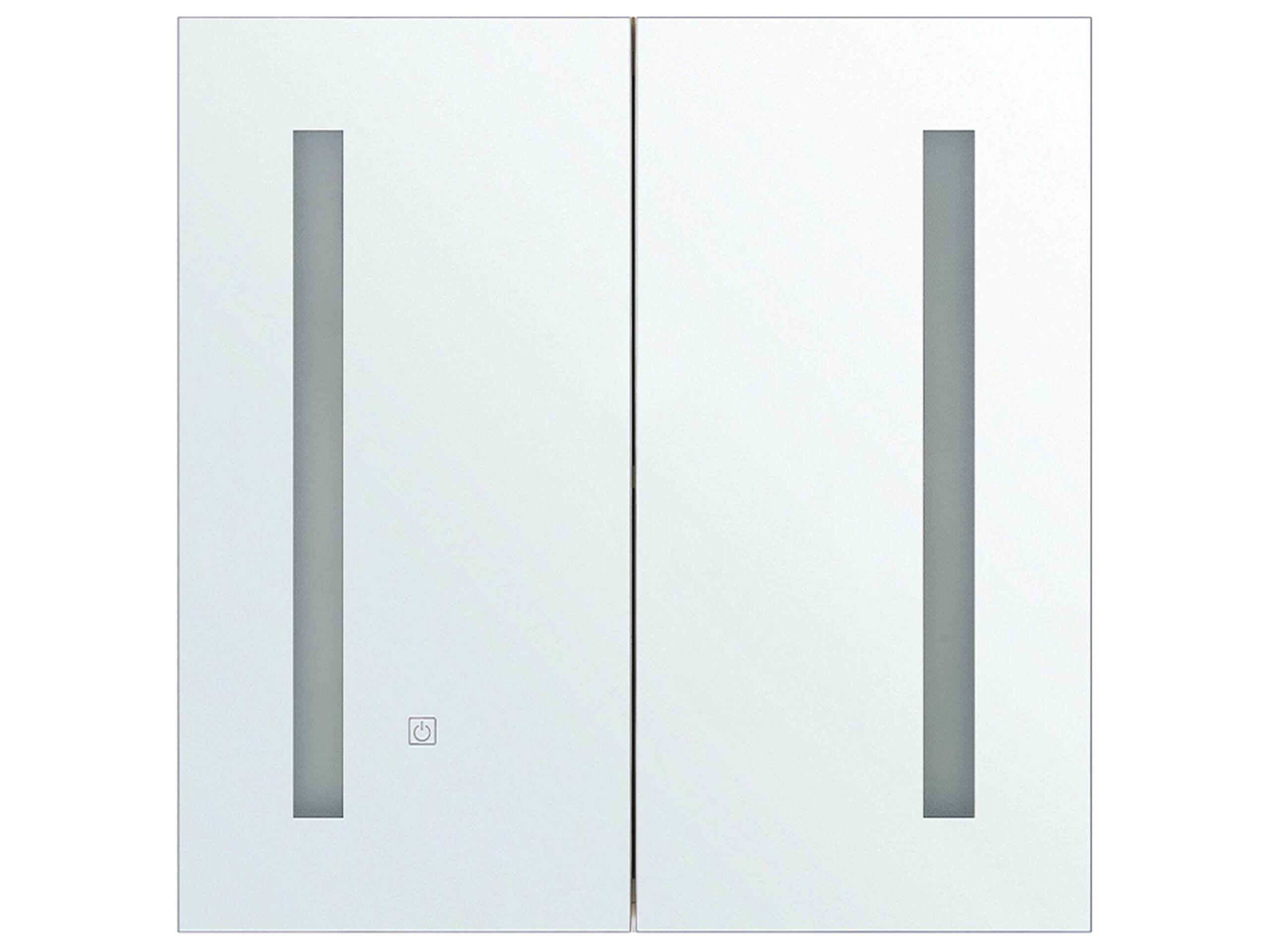 Beliani Armoire de toilette murale en Contreplaqué Moderne CHABUNCO  