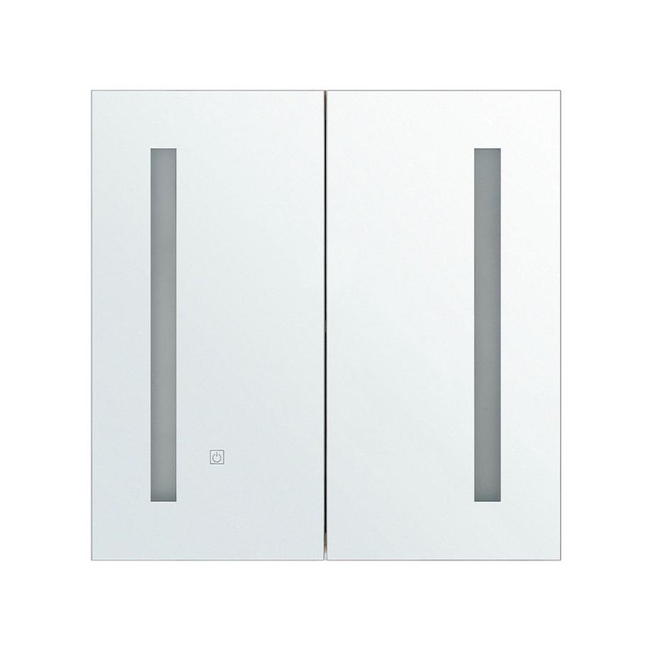 Beliani Bad-Spiegelschrank aus Sperrholz Modern CHABUNCO  