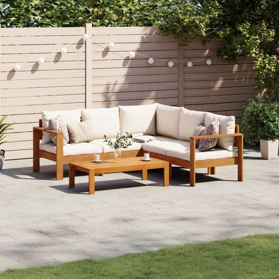 VidaXL set salotto da giardino Legno  