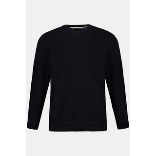 JP1880  Pullover basic in cotone con scollo a V 