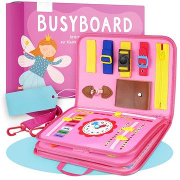 Busy Board - Unser Spielzeug für die Entwicklung Ihres Kindes I Das Activity Board als tolles Geschenk & super Reisespielzeug