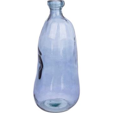 Vase en verre Loopy bleu cobalt 52