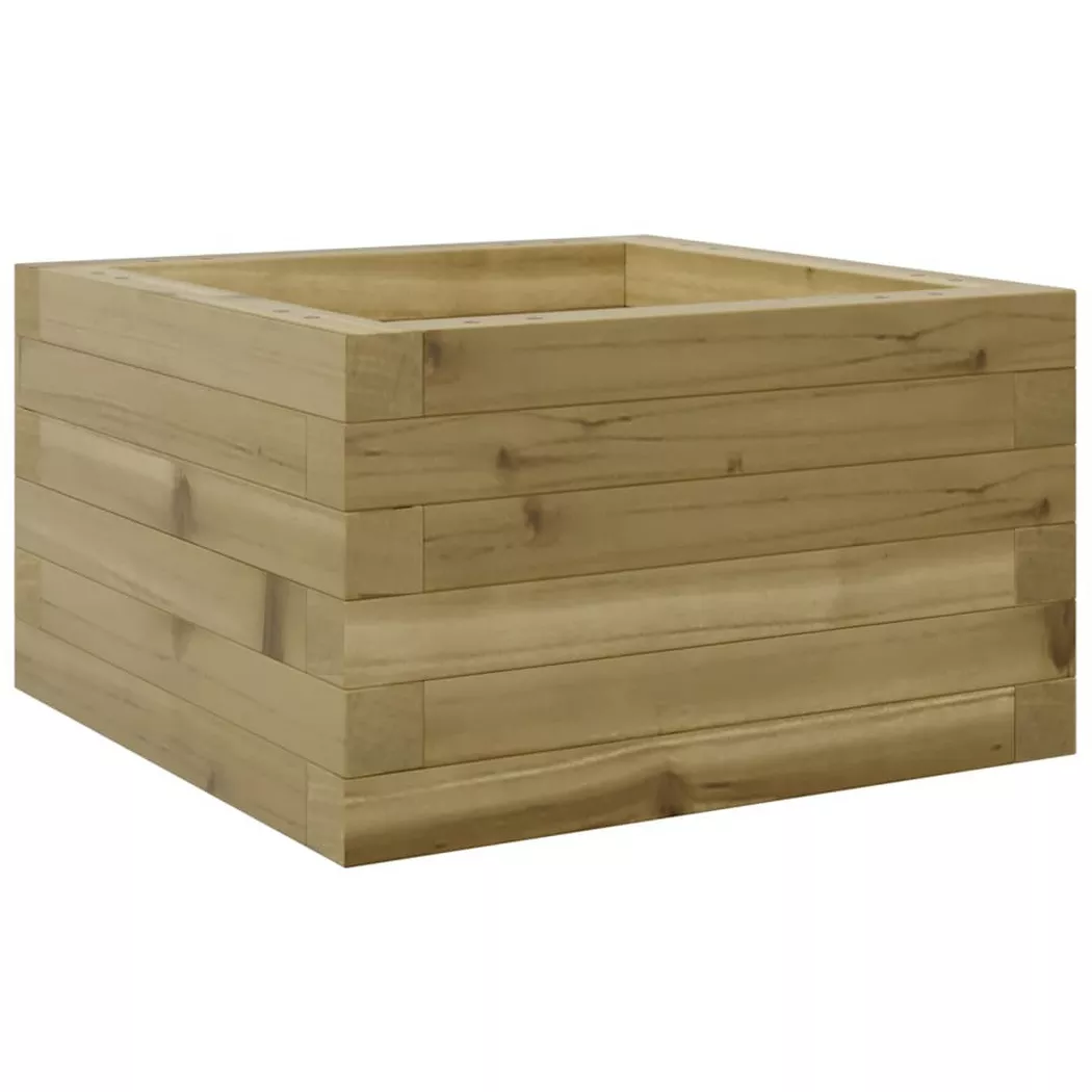 Jardinière 40x40x23 cm bois de pin imprégné Vidaxl