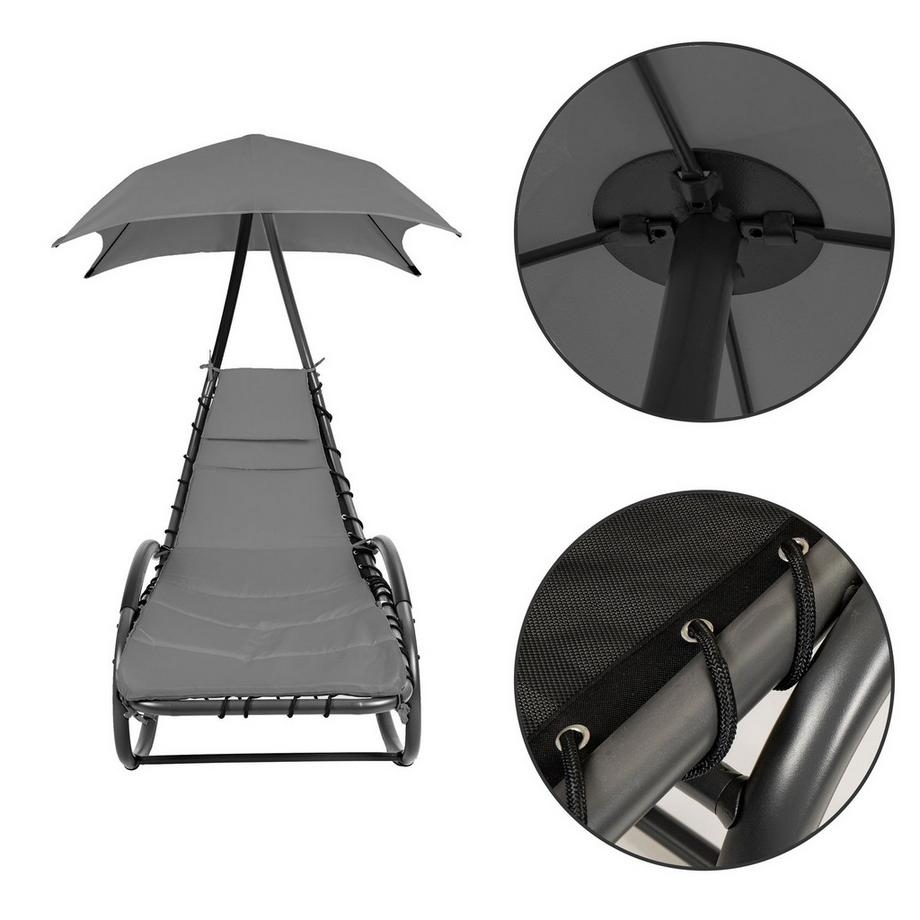 B2X Gartensessel, Liegestuhl, Gartenschaukelliege, Hängematte  