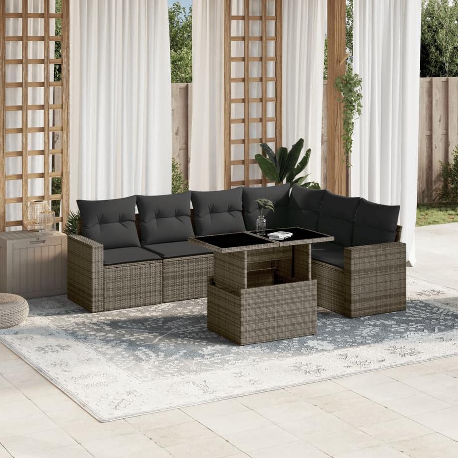 VidaXL Garten sofagarnitur poly-rattan  