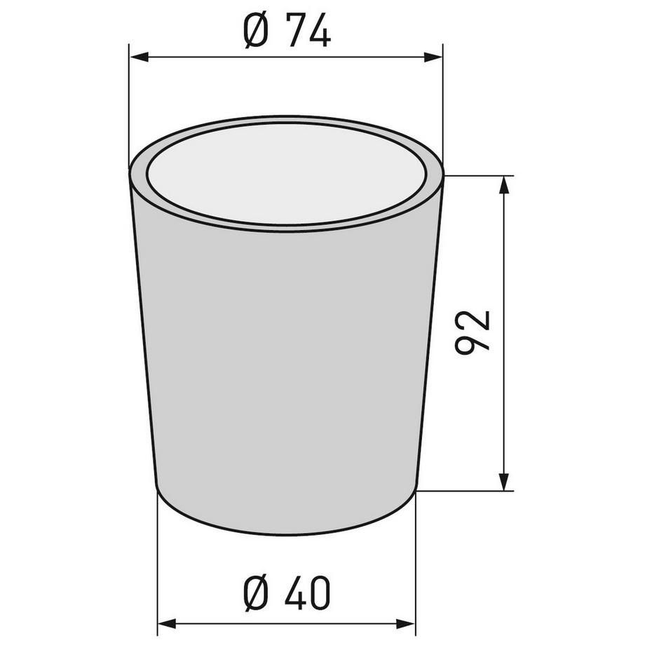 diaqua Ersatzbecher SMART weiss  