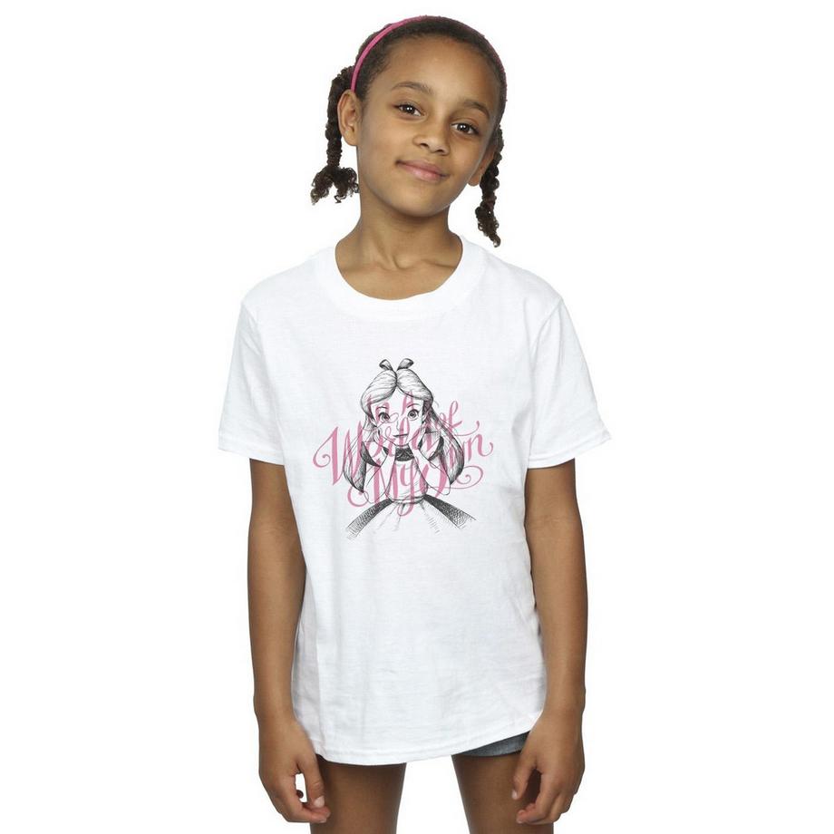 Disney  Alice In Wonderland In A World Of My Own TShirt 