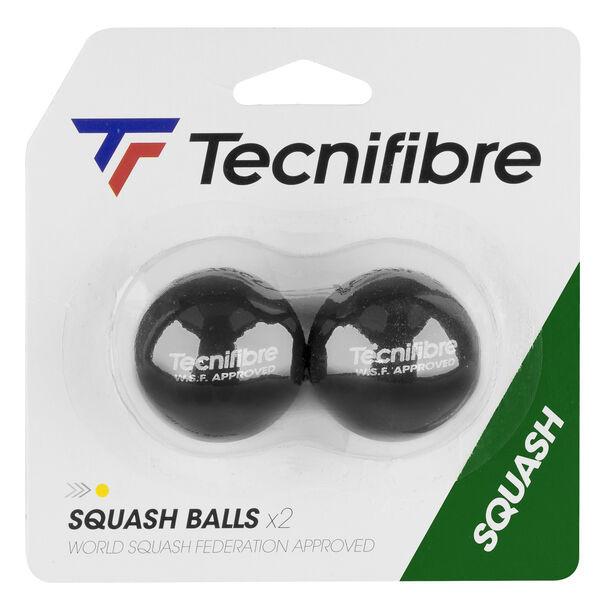 Tecnifibre  Squashball Gelb 2er Pack 