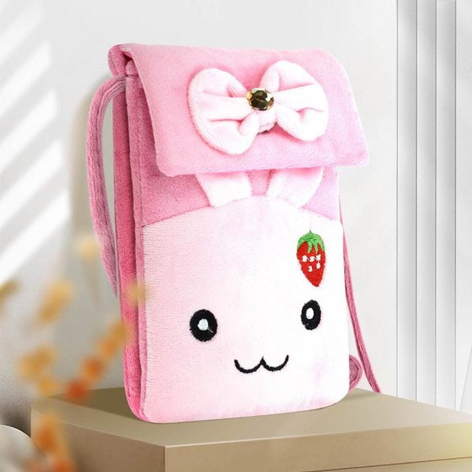 Avizar  Handytasche Kaninchen Design Rosa 