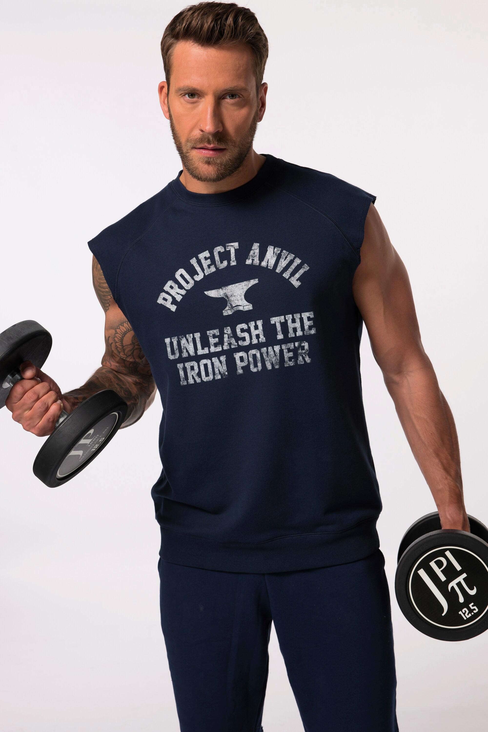 JP1880  Felpa Iron Anvil per il fitness ad asciugatura rapida con taglio oversize, fino alla tg. 7XL 