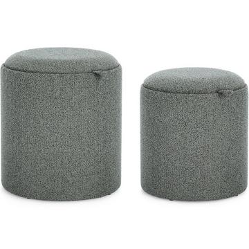 Pouf Sasha Dark (2er-Set)