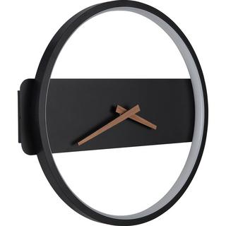 mutoni Horloge murale Sussy métal noir mat LED 32  