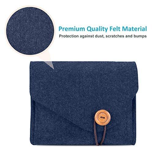 Only-bags.store  Sac de rangement en feutre, sac de rangement portable pour accessoires électroniques de voyage pour MacBook Laptop Mouse Power Adapter Cable Power Bank Mobile Phone Accessories Charger SSD HHD 